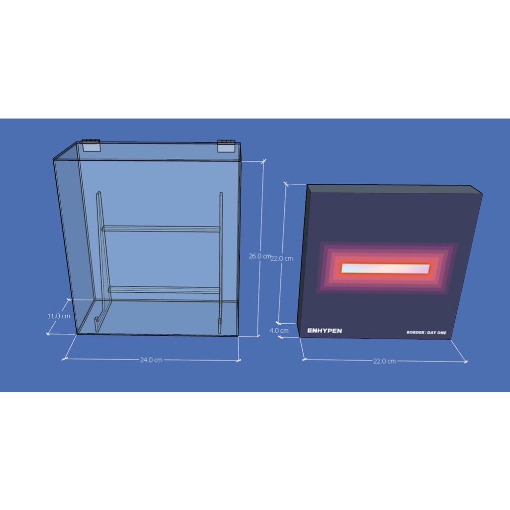 Album Enhypen Border Day One / Box Album Enhypen Border Day One / Box Album Akrilik
