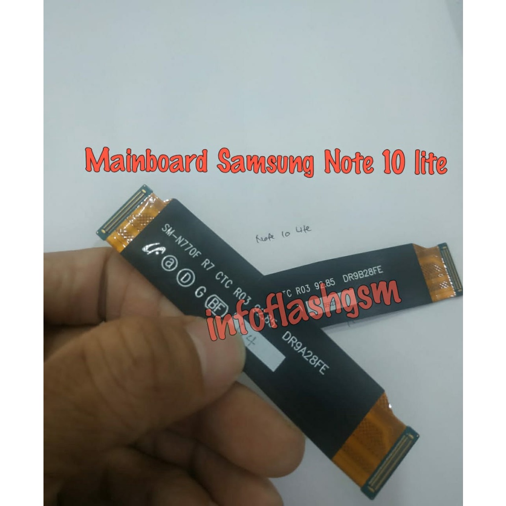 Flexibel Flexible Board Tengah Penghubung Mesin Mainboard Samsung Note 10 Lite