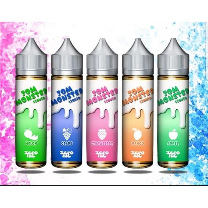 Liquid Jam Monster 60ml 0mg E Liquid Rasa Buah Buahan Vape Vapor