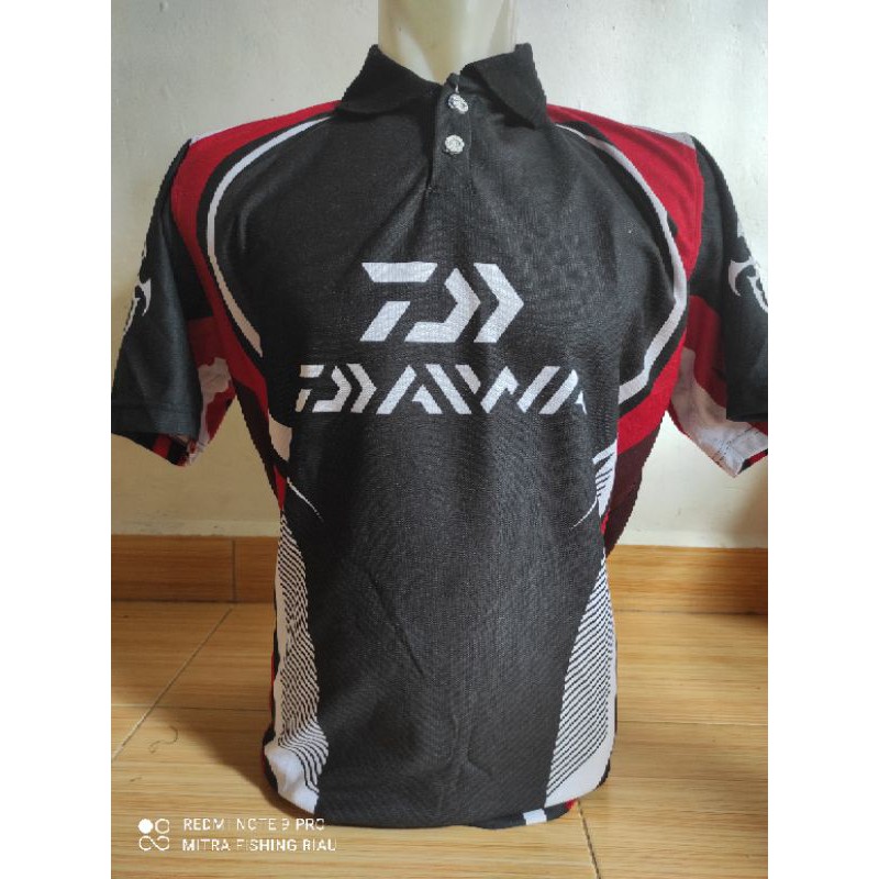 Kaos Mancing printing Model Polo Daiwa Tatula