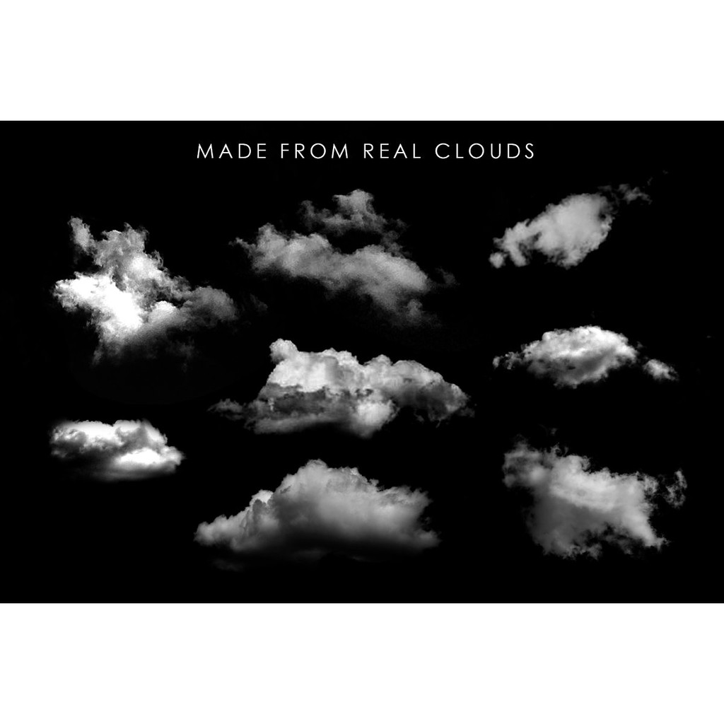 40 Cloud Brushes for Photoshop