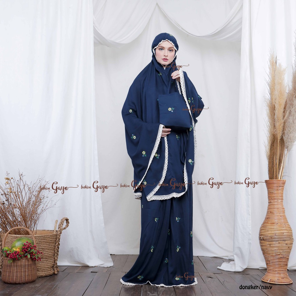 Mukena bali rayon bordir dewasa fidelinaseries