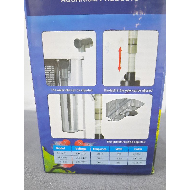 Promo murah POMPA AQUARIUM SLIM HANGING FILTER ARMADA AR 602