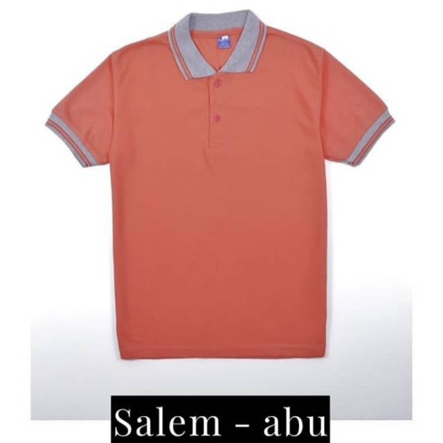 Kaos kerah /kaos wangky salem kerah abu