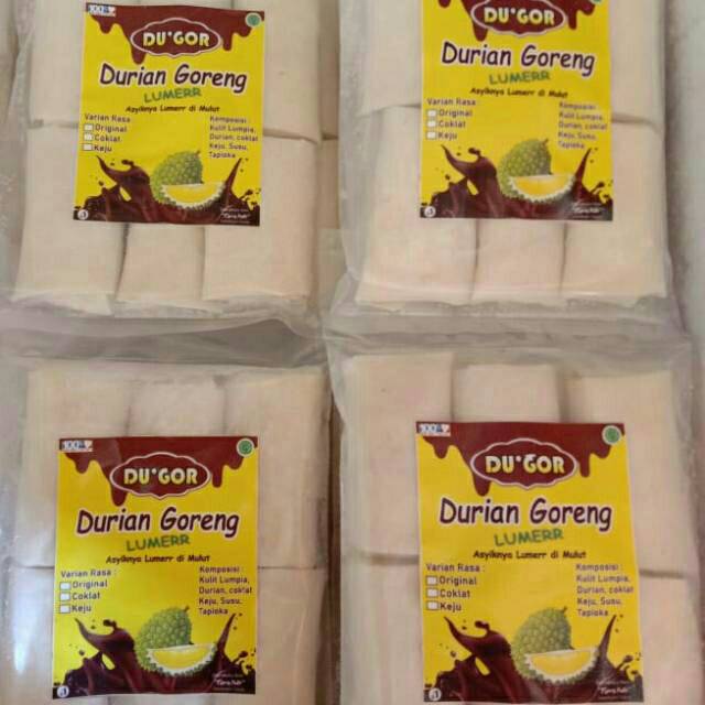 Dugor durian goreng