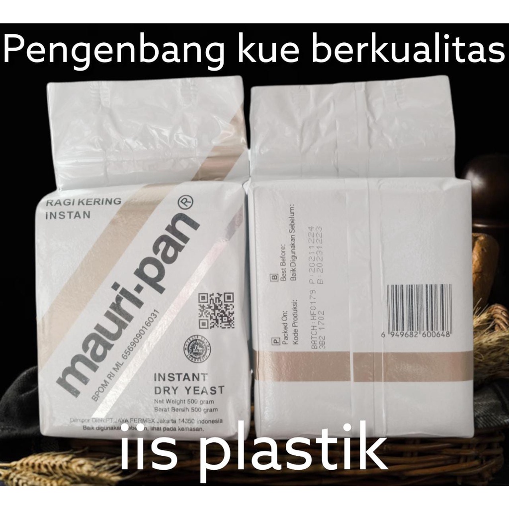 Ragi insta mauripan/ pengembang kue mauripan/ instant dry yeast