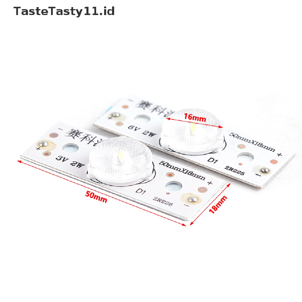 【TasteTasty】 5Pcs 3V 6V 2W SMD Lamp Beads Optical Lens For LCD TV Backlight Repair Universal .