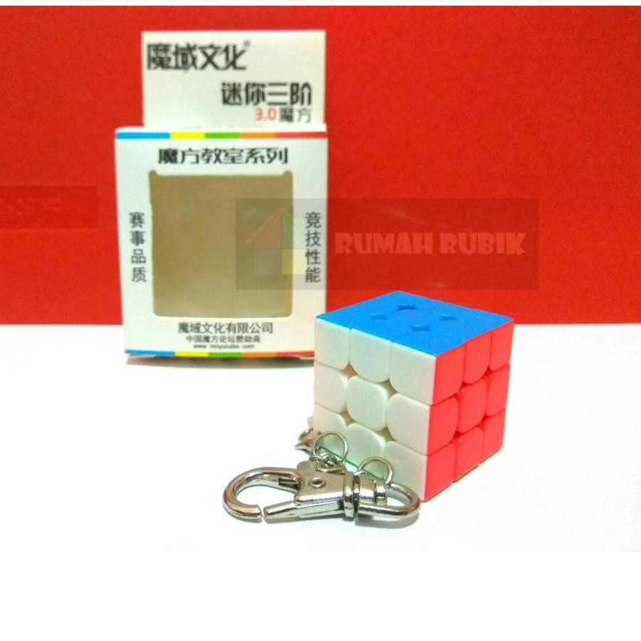 Ξ NEW Rubik 3x3 Moyu Mini 30mm Stickerless Red CDD10 ... ... ..