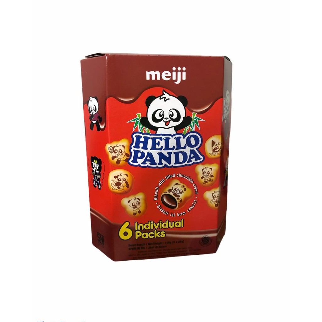 

Hello panda choco 6 x 25g / Hello panda chocolate cream (6 packs)