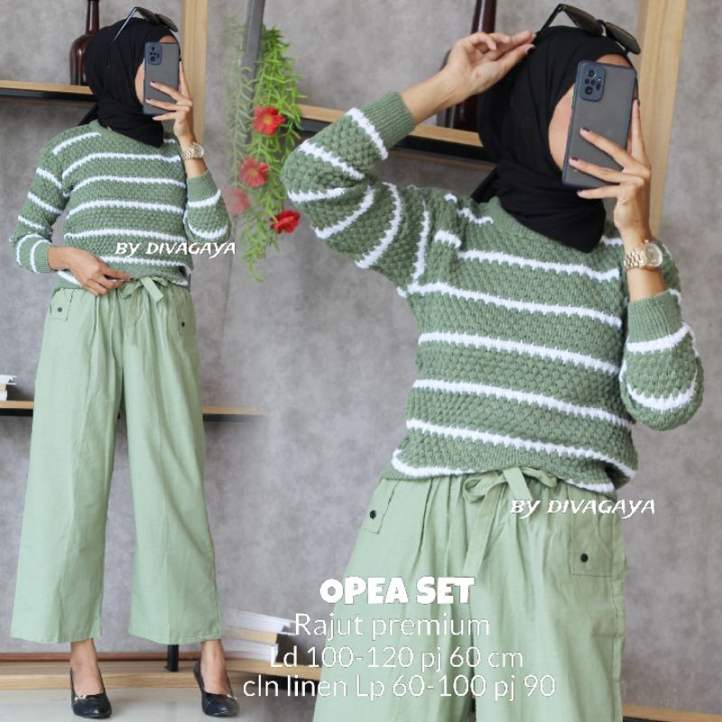 OPEA SET RAJUT NANAS POLET