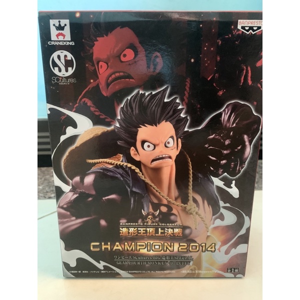 Action Figure One Piece Sculture Monkey D luffy Gear 4 ORIGINAL