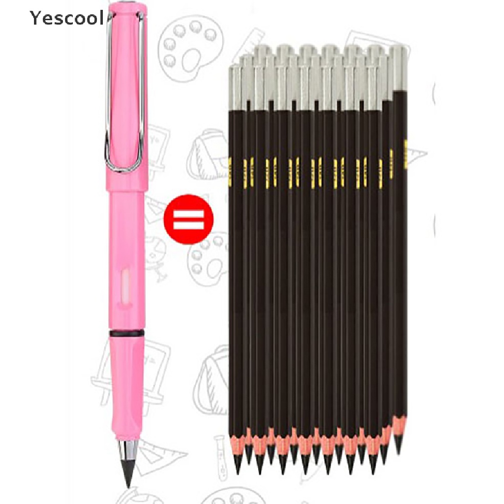 Yescool Pensil Teknologi Tanpa Tinta Bahan Metal Tahan Lama