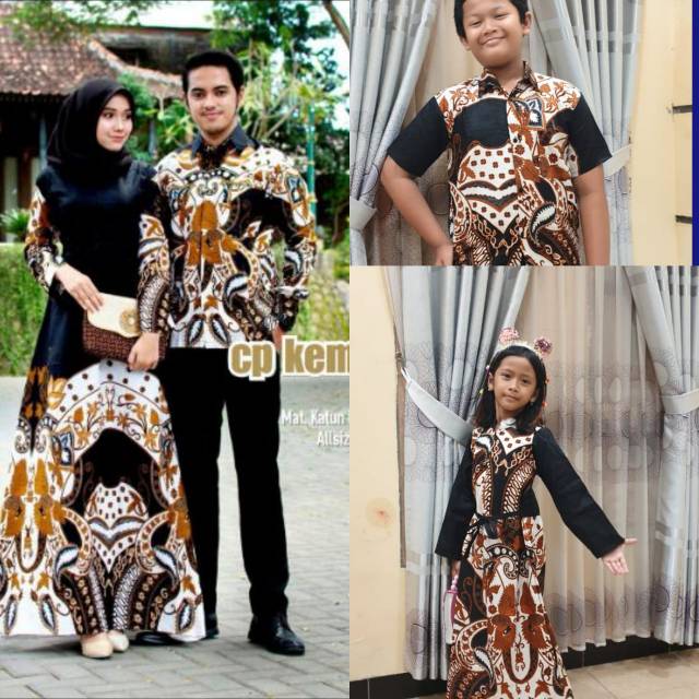 Set batik family komplit