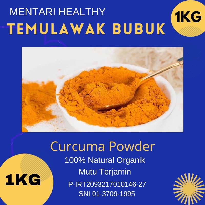 Temulawak Bubuk 1KG / Curcuma Powder 1KG