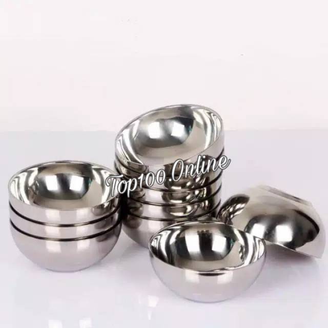  MANGKUK  STAINLESS  MANGKOK STAINLESS  STEEL  CHINA BOWL 