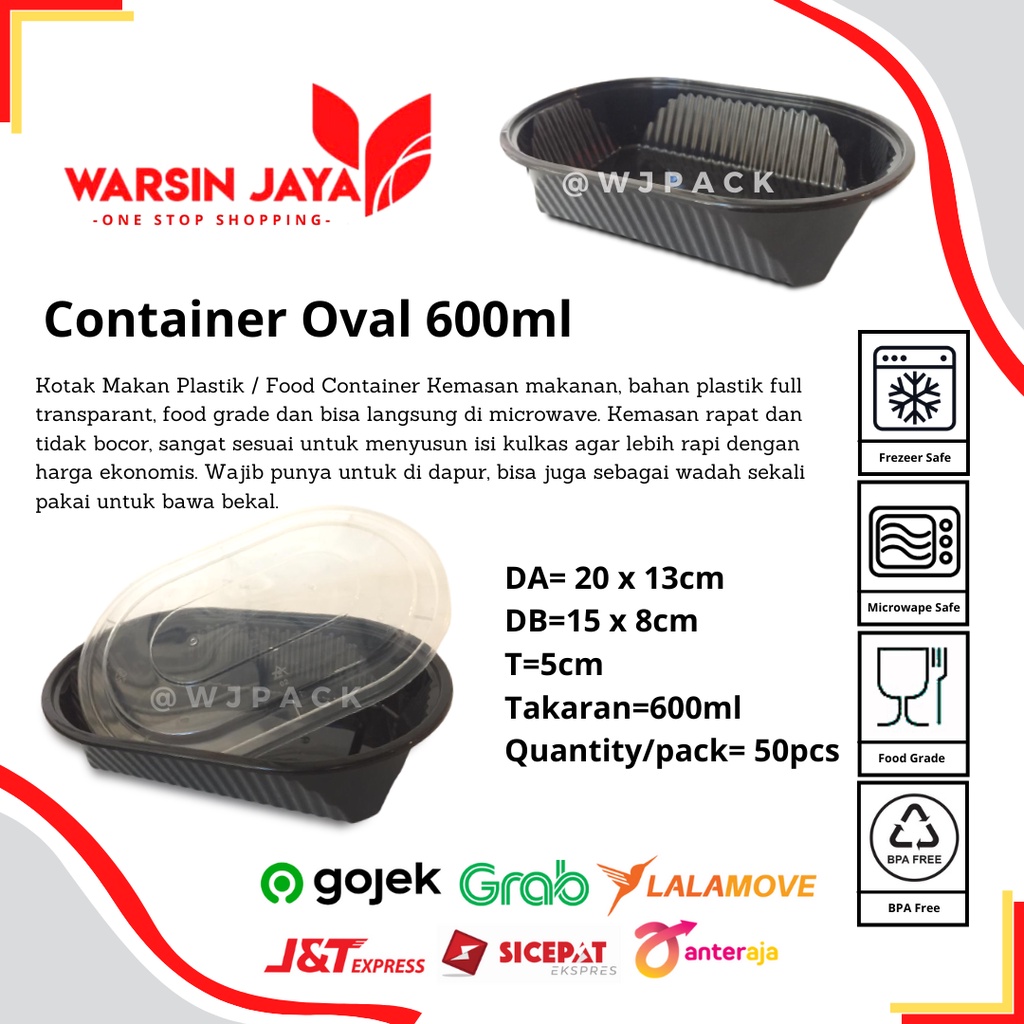 THINWALL 600ML ISI 50PC