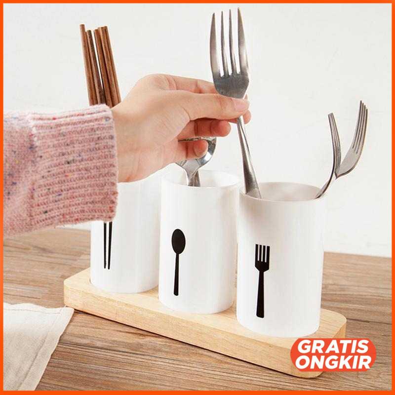 Rak Organizer Dapur Tempat Sendok Garpu Storage - NMD279