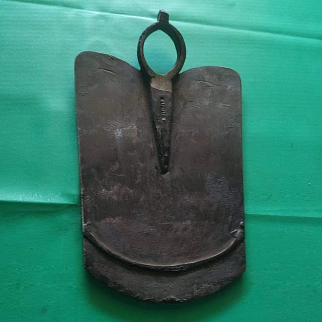Cangkul terekan baja asli panjang 26cm