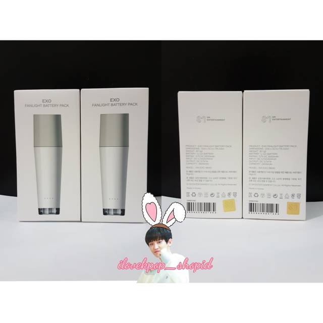 (READY STOCK) EXO LIGHTSTICK VERSI 3 BATTERY PACK FANLIGHT