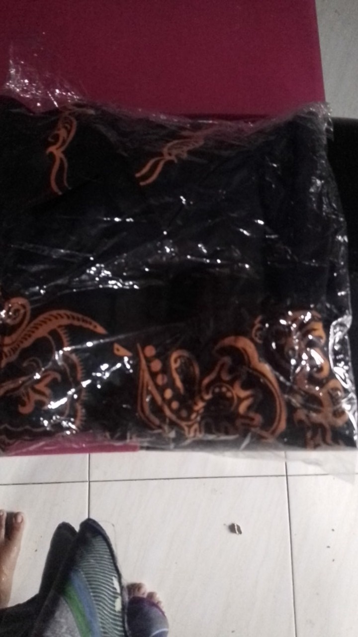 Baju Batik Ukiran Kuning.kemeja Asli Fashion