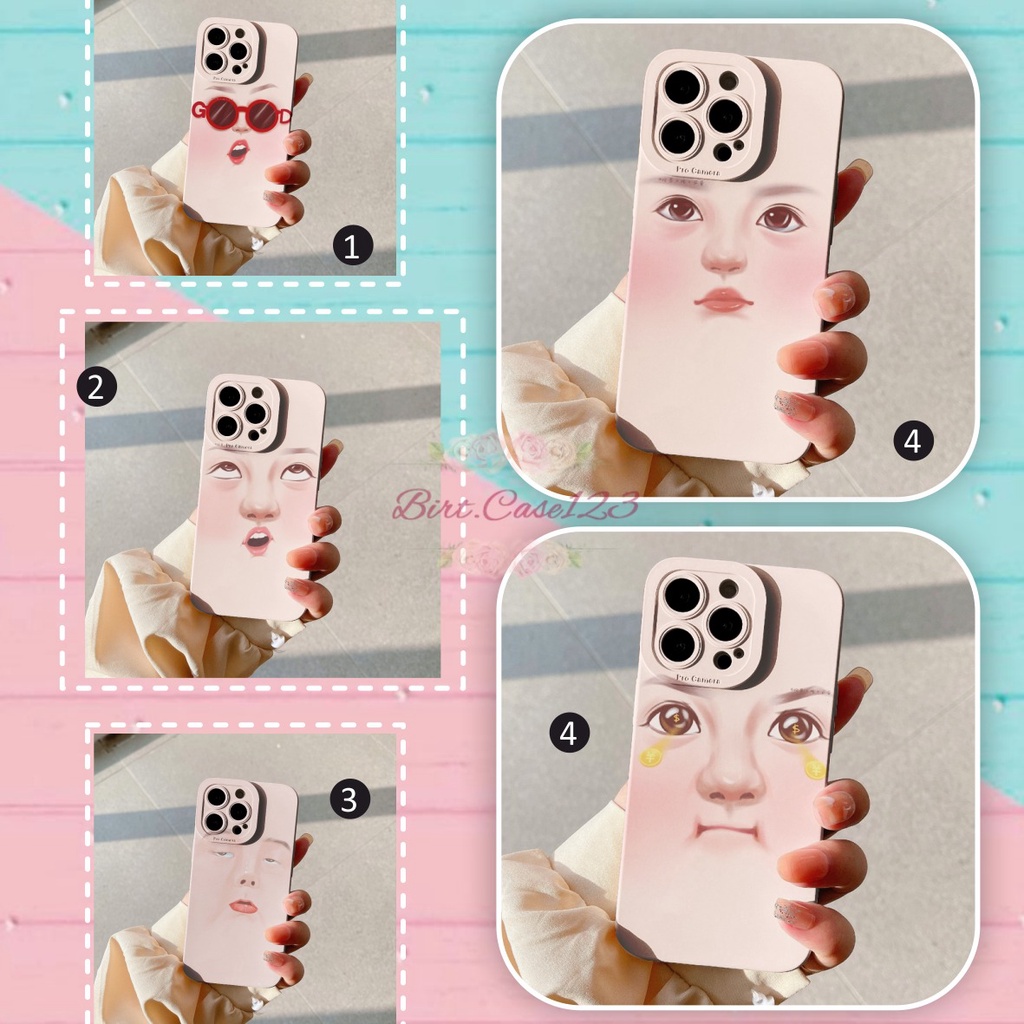 SOFTCASE PROCAMERA CUSTOM FACE EMOJI OPPO VIVO SAMSUNG REALME XIAOMI IPHONE INFINIX FOR ALL TYPE BC6638