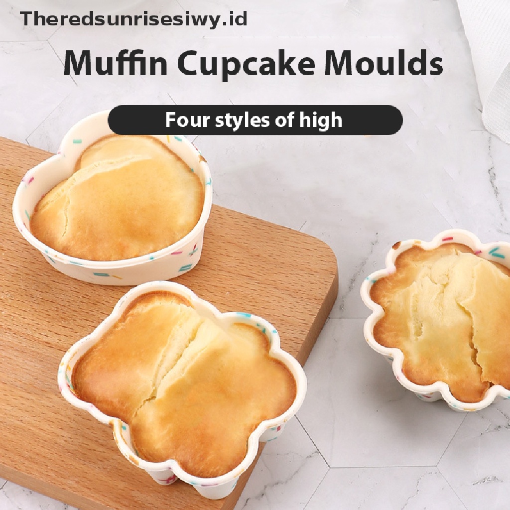 # Alat Rumah Tangga # Cetakan Kue Muffin Cupcake Bahan Silikon Untuk Alat Dapur