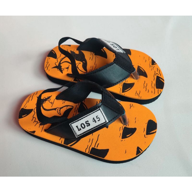 Sandal Anak Baby Shark Kombinasi Warna Buah Jeruk Promo New