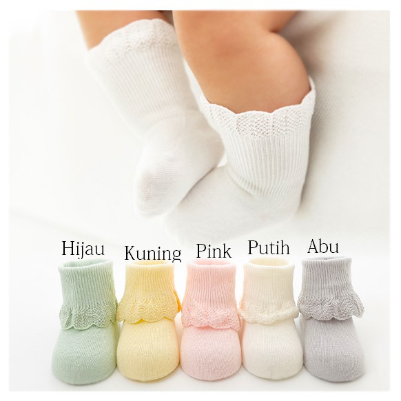 Kaos Kaki Bayi Motif Cantik / Kaos Kaki Anak