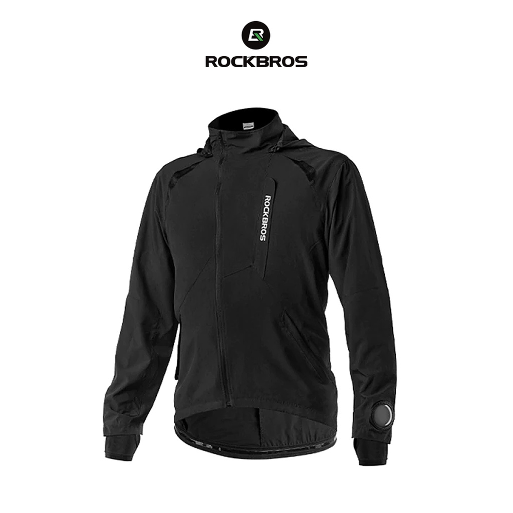 Rockbros YPW034 Bicycle Jacket Raincoat Waterproof - Jas Hujan BLACK