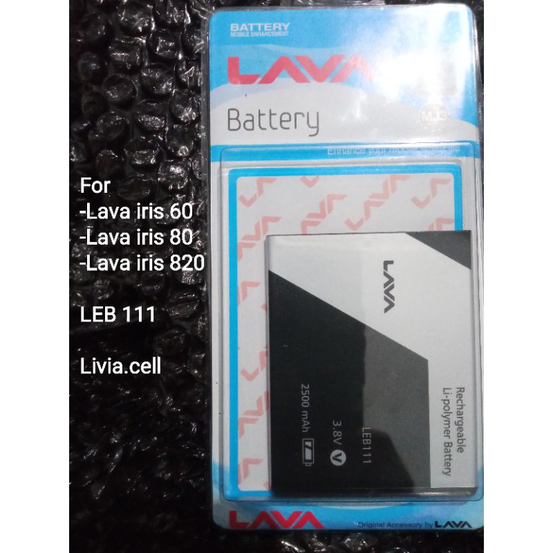 Baterai Batre Battery Lava Iris 820 Lava 80 Lava 60 Leb111 Original Shopee Indonesia