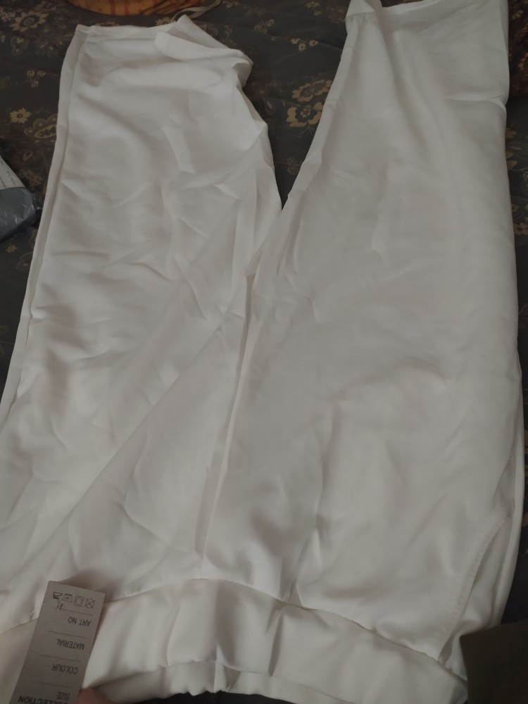  Celana  kulot  skuba putih  max 70 kg Shopee  Indonesia