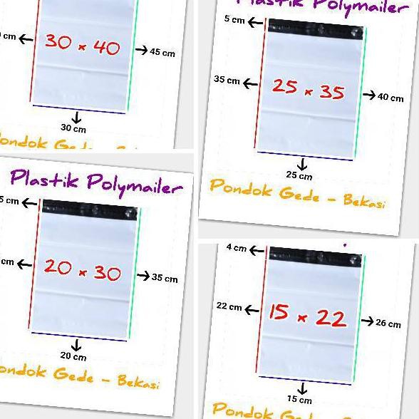 

➮KKR Polymailer Import / Plastik Polymailer 20 x 30 ✱ ★