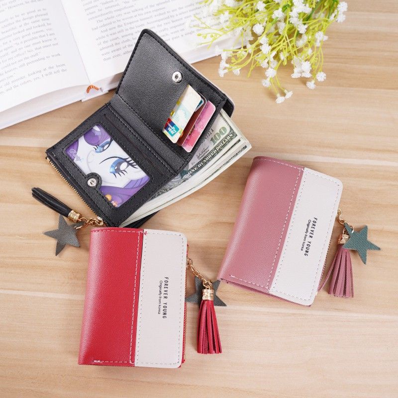 Medan Termurah KD27 Korean style dompet  resleting import dompet wanita lipat cantik