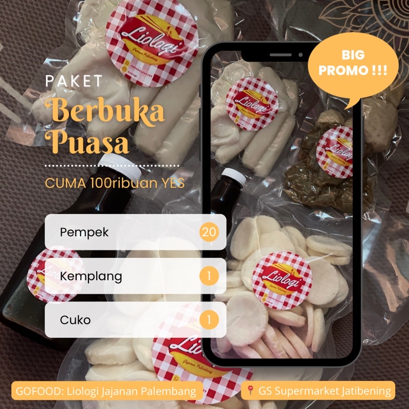 

PAKET PEMPEK LENGKAP (bukan hampers)