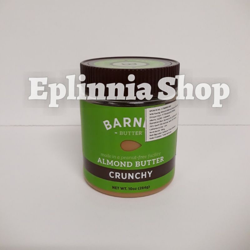 Barney Almono Butter Crunchy 284 gr - Selai Kacang Almond