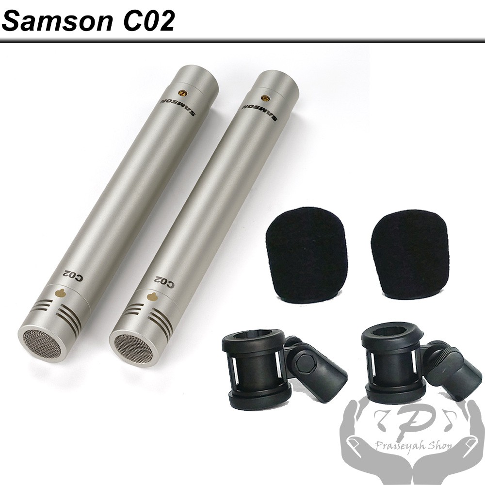 Samson Mic Condenser SAMSON C02 2-Pack ORIGINAL Kondensor C - 02