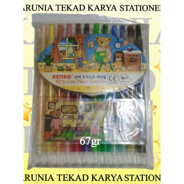 

CRAYON PUTER KENKO 12 WARNA ( DIKEMAS )