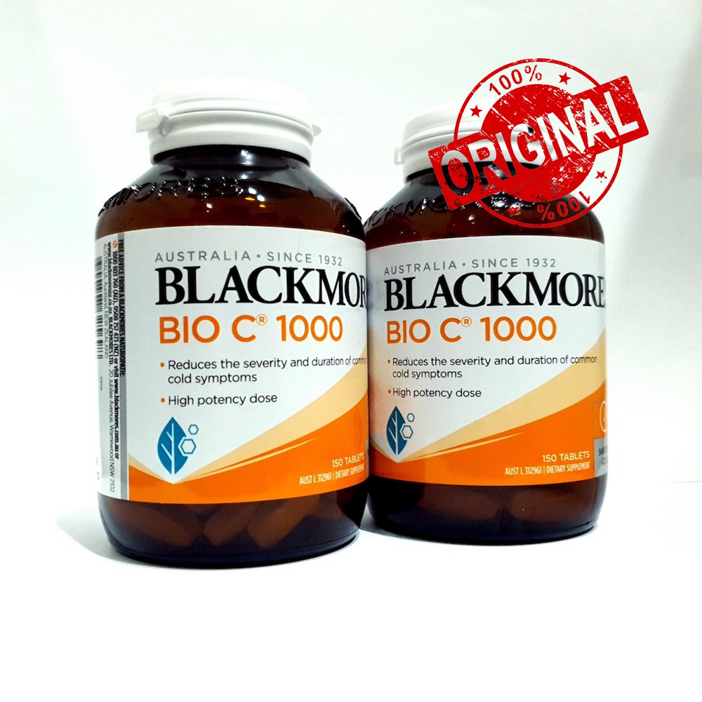 Blackmores Bio C 1000mg 150 Tablets Shopee Indonesia