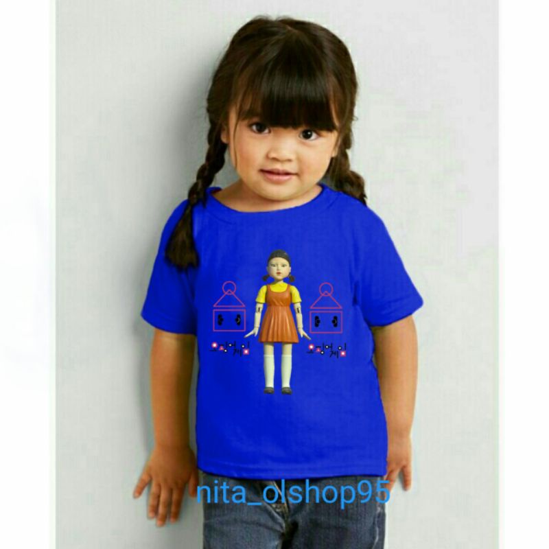 baju squid game kaos boneka squid game terbaru