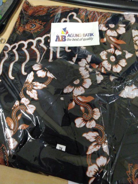 Kemeja Batik Lengan Panjang Sogan  Murah