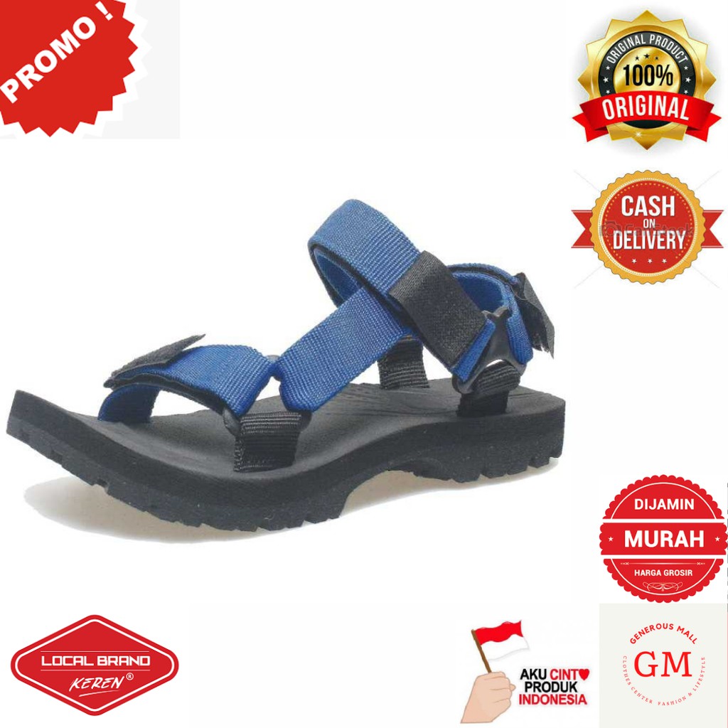 Sandal Gunung Pria BAA 322 Basama Soga Brand Lokal Original Murah
