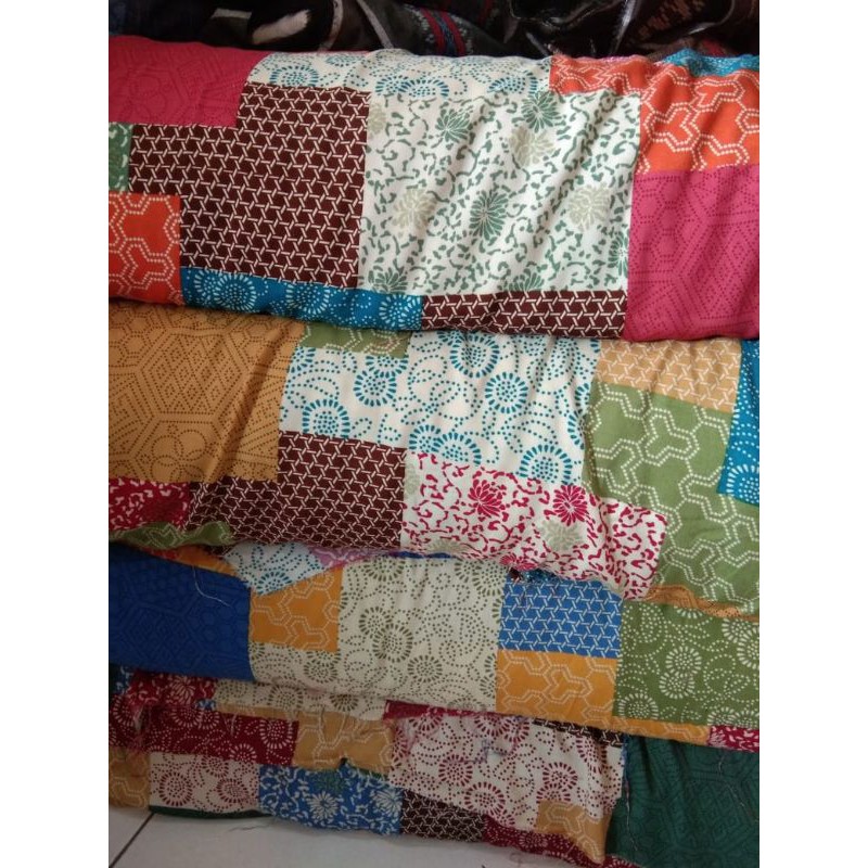 katun rayon etnik kotak produksi kahatex "grosir kios C100 pasar Tegal gubug cirebon