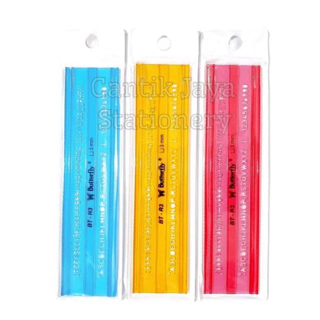 

Penggaris Sablon / Mal Huruf Butterfly 3mm BT-R3