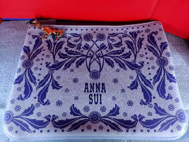 Pouch / Dompet Kosmetik / Make Up Pouch Anna Sui Seri Fantasia Blue Murah