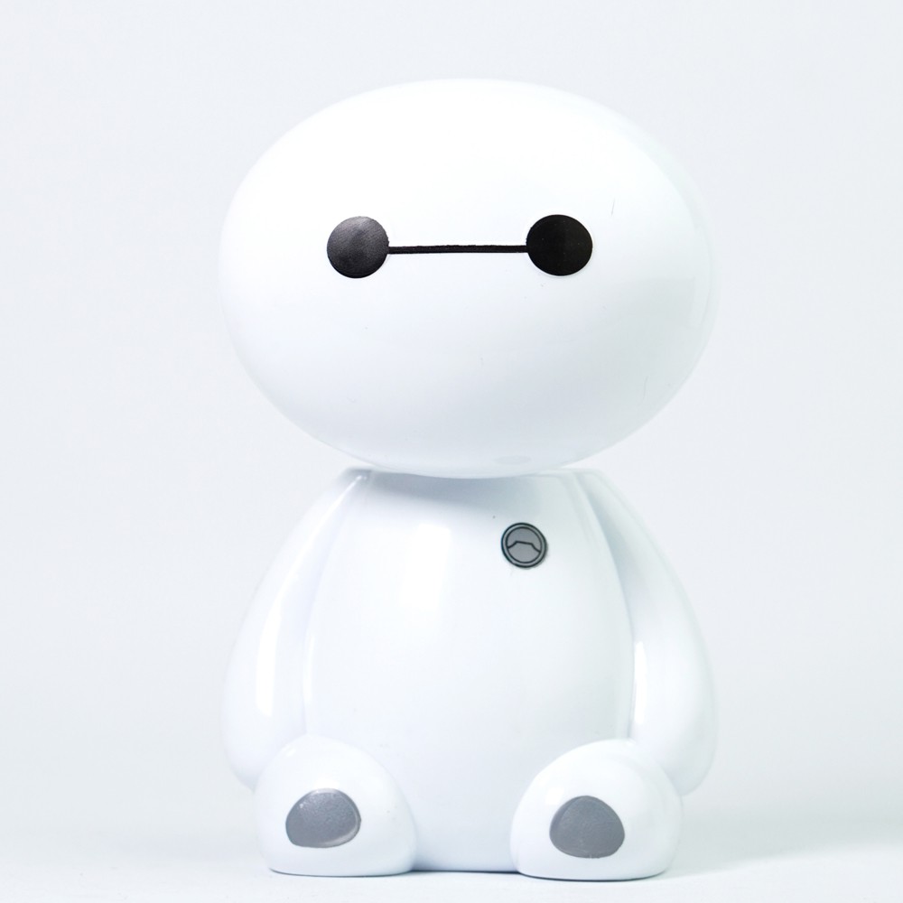 Lampu LED Meja / Lampu Baca Belajar Kartun Baymax (Rechargeable)