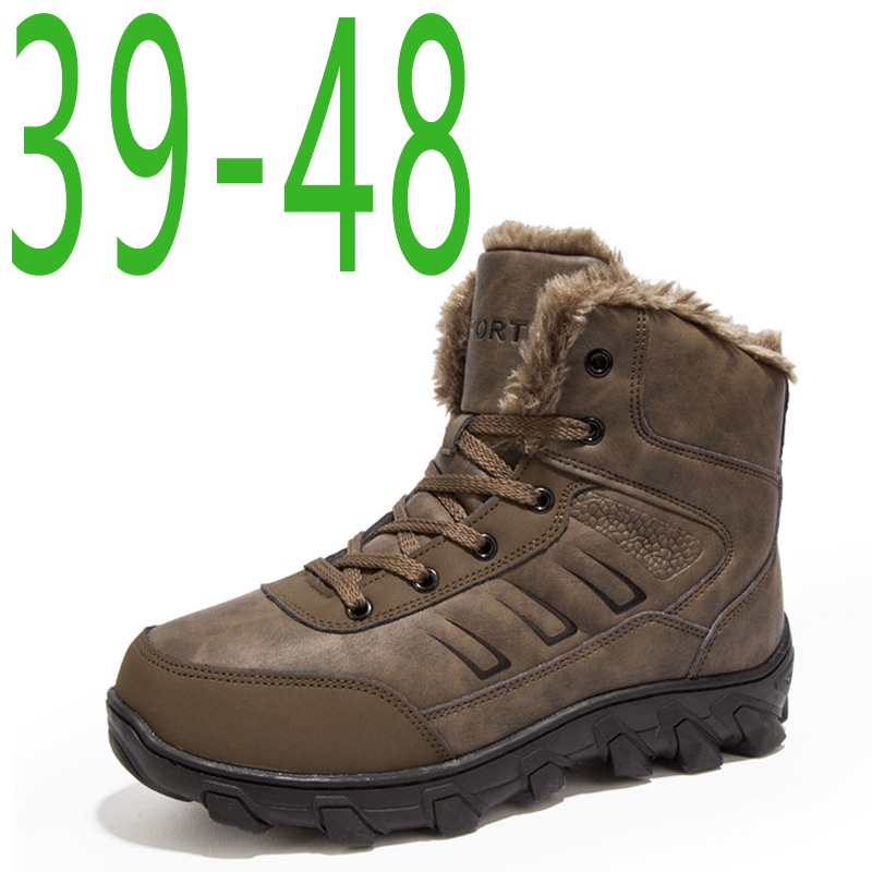 Sepatu Hiking 2021  Hiking Sepatu Pria Kasual Pria Bulu Berlapis Hiking Sepatu 45 Tinggi Top luar Ru