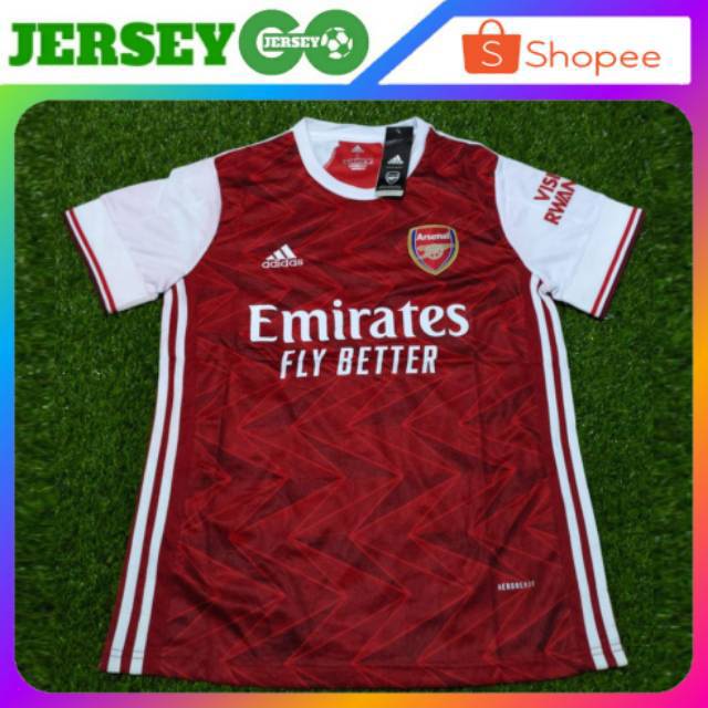 JERSEY GO BAJU BOLA ARSENAL HOME 2020-2021 GRADE ORI