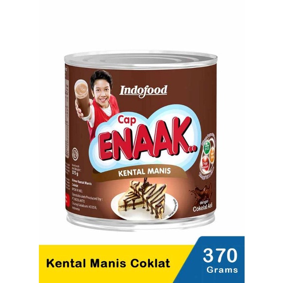 

Cap Enaak Kental Manis Coklat 375G