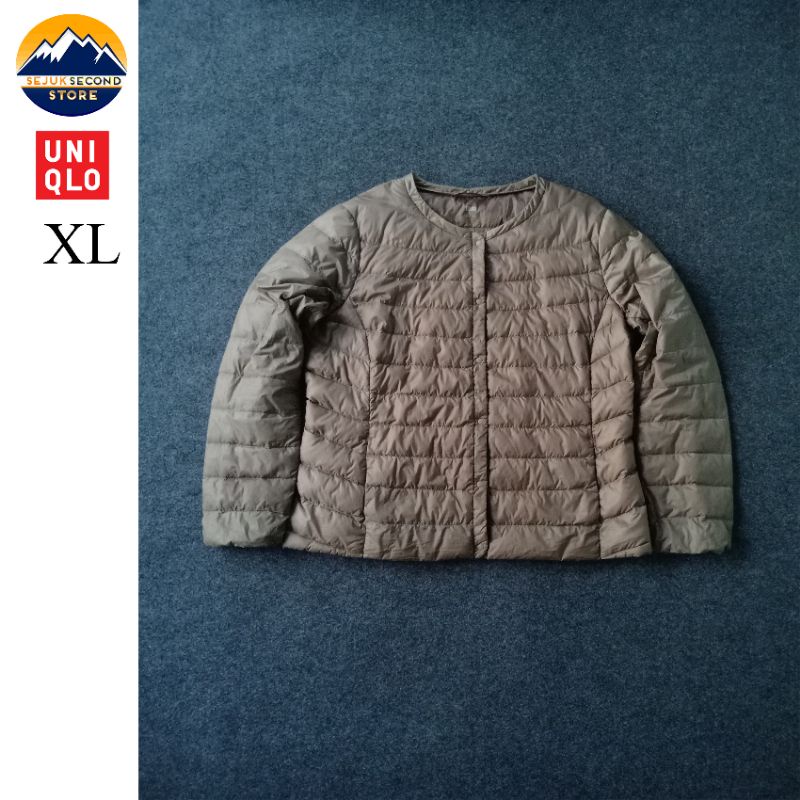 jaket outdoor second bulu angsa bulang uniqlo UL