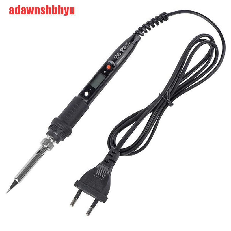 Alat Solder Tangan Elektrik Digital LCD 80W Bahan Besi